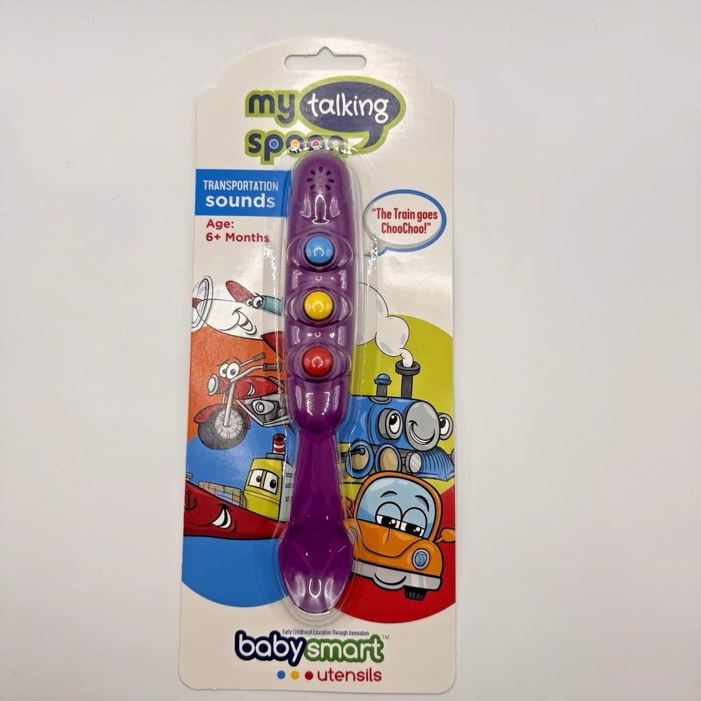 Baby Talking Spoon Sound Toy Interactive Baby Feeding‎ Spoon 6+ Months